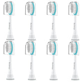 Blue Kids replacement toothbrush head for Philips Sonicare - front view