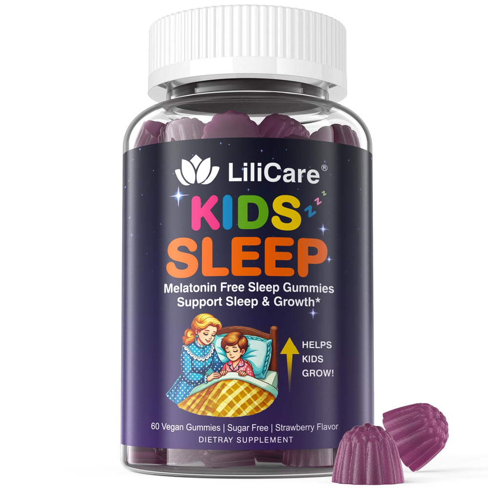 Front view of the Kids Sleep Gummies bottle