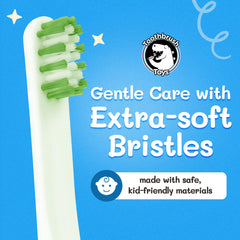 Illustration of the interactive video guide included with the toothbrush