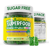Two-pack Kids Super Greens Gummies box
