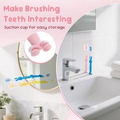 Yellow kids toothbrush bulk set with soft bristles