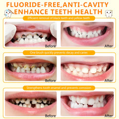 Usage guide for brushing with kids toothpaste