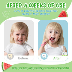 Natural fruit flavors for kids: watermelon and strawberry