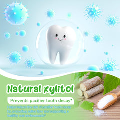 Plant glycerin and pectin moisturize the mouth