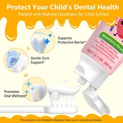 Watermelon flavored kids toothpaste