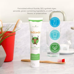 Ingredients and natural oils in KidScents Slique Toothpaste