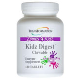 Kidz Digestive Enzyme Chewables packaging by Transformation Enzymes