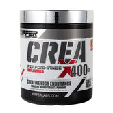 Front view of Kiffer Labs CreaX Creatine Monohydrate 400 g tub