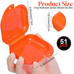 Ventilated retainer case with multiple color options