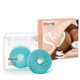 Front packaging of Kikmik Woven Dental Floss Coconut flavor