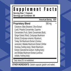 Close-up of Propolis illustration on bottle label