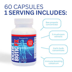 Colostrum and natural immunity visuals on packaging