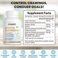 Bottle of KIMAZO 60 capsules shown on white surface