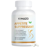 KIMAZO Appetite Suppressant for Women bottle and capsules on white background