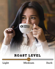 Kimera Koffee Endurance Blend aroma with floral hints and lemon-candy brightness.
