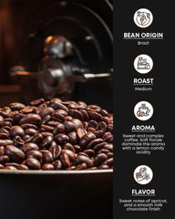 Kimera Koffee Endurance Blend served with creamer for a richer flavor experience.