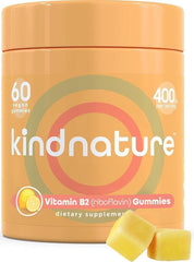 Kindnature Vitamin B2 Gummies bottle – front view