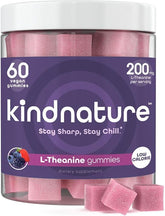 Kindnature L-Theanine Gummies 200mg bottle front view