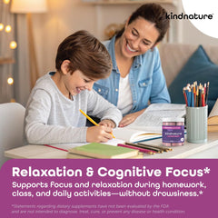 Kid-friendly L-Theanine gummies suitable for ages 4 and up