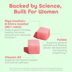 Infographic illustrating the 40:1 Myo-Inositol to D-Chiro Inositol ratio