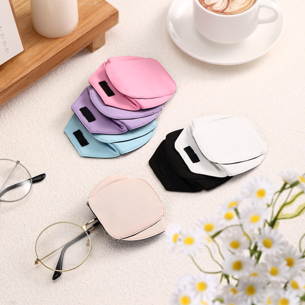 Kingdder eye patch set – purple color on glasses