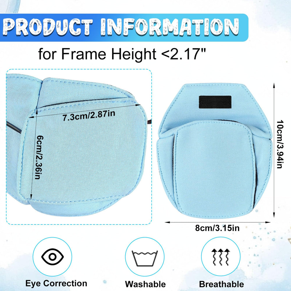 Kingdder eye patch set – white color on glasses