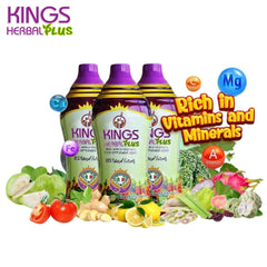 Kings Herbal Plus retail packaging box