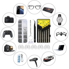 All-in-one eyeglass repair kit set