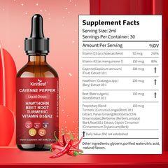 Three-bottle pack of Kinitkref Vascu Flow Cayenne Pepper Drops