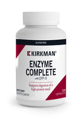 Front view of Kirkman Enzyme Complete DPP-IV 120 capsules bottle