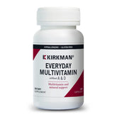 Bottle of Kirkman Everyday Multivitamin without vitamins A and D