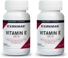 Kirkman Vitamin E 100 IU hypoallergenic bottle front