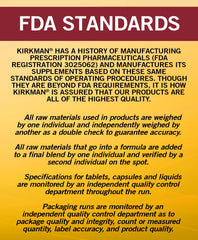 Gluten-free and casein-free dietary supplement packaging image