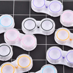 KISEER 15-pack clear contact lens case set – multiple cases