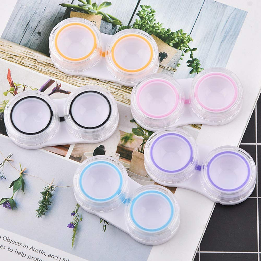 Close-up of lid seal on KISEER contact lens case