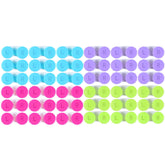 KISEER 36-pack colorful contact lens cases assorted colors pink blue green purple