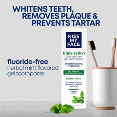 Whitening and tartar prevention concept with toothpaste
