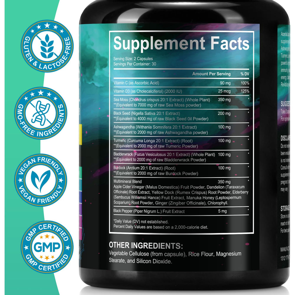 Vitamin C and Vitamin D3 for immune support in KITNOBLIS