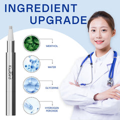 Close-up of the whitening gel pens