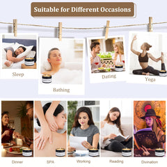 KIYTARBOO candle burn time 15-20 hours per jar.