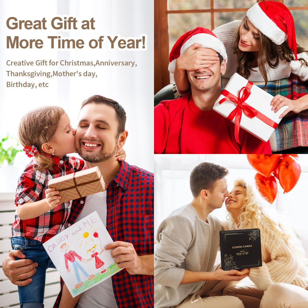 KIYTARBOO wick lead-free cotton ensures safer, longer-lasting burn.