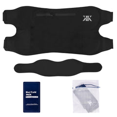 K&K seamless castor oil pack wrap set – product image showing full kit