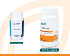 Suntheanine L-Theanine 100 mg label close-up