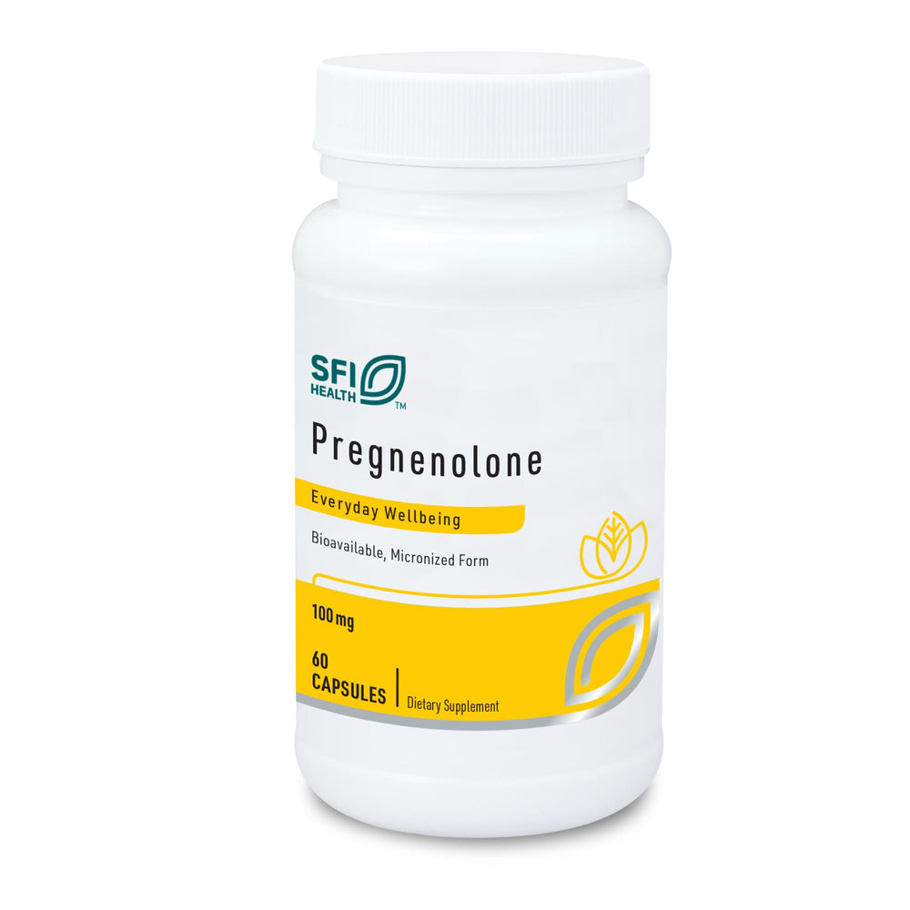 Klaire Labs Pregnenolone 60-capsule bottle front view