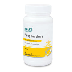 Klaire Labs Pregnenolone 60-capsule bottle front view