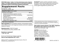 Bromelain from pineapple, papain from papaya, and catalase enzymes