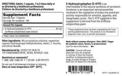 Conceptual diagram of serotonin pathway from 5-HTP