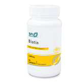 Klaire Labs SFI Health Biotin 5000mcg bottle with 90 capsules