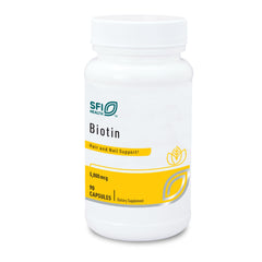 Klaire Labs SFI Health Biotin 5000mcg bottle with 90 capsules