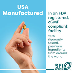 SFI Health branding indicating Klaire Labs magnesium supplement